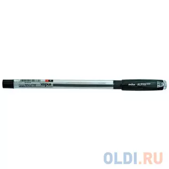 Шариковая ручка Index ALPHA GRIP синий 0.7 мм IBP316/BK