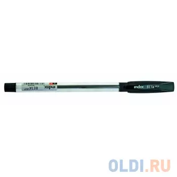 Шариковая ручка Index BETA GRIP черный 0.7 мм IBP348/BK