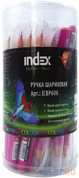 Шариковая ручка Index ColourPlay красный 0.6 мм ICBP606/RD ICBP606/RD