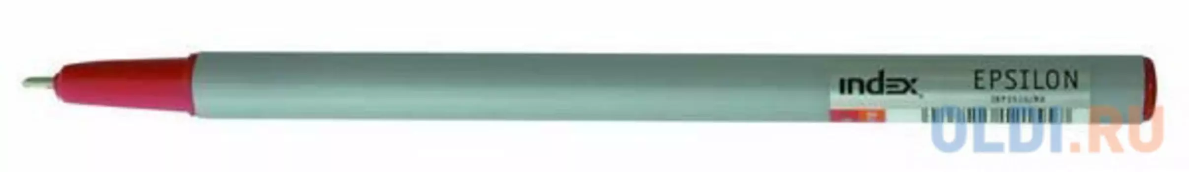 Шариковая ручка Index EPSILON красный 1 мм IBP3510/RD