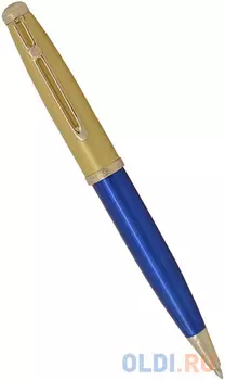 Шариковая ручка поворотная Flavio Ferrucci Tramonto синий позолоченные детали М FF-BP1012