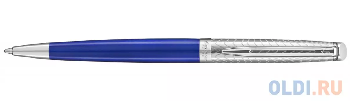 Шариковая ручка поворотная Waterman Hemisphere Deluxe Blue Wave CT синий M 2043218