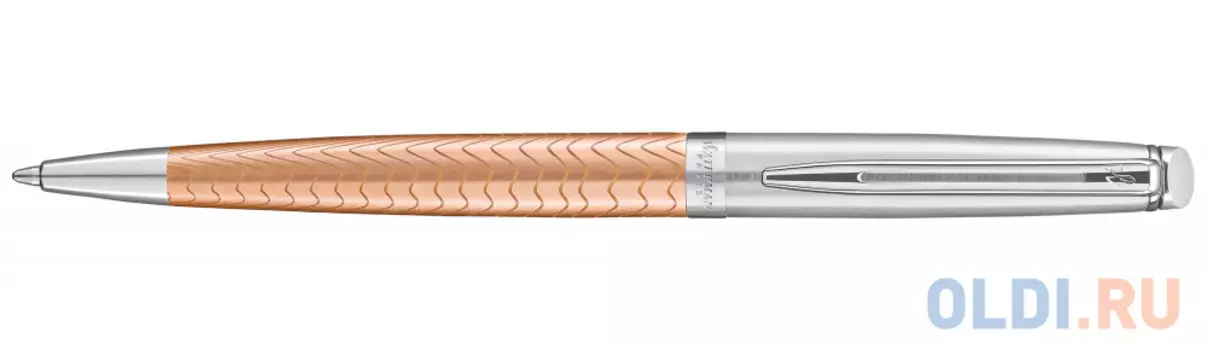 Шариковая ручка поворотная Waterman Hemisphere Deluxe Rose Wave CT синий M 2043234