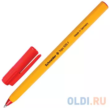 Шариковая ручка шариковая SCHNEIDER Ручка шариковая Tops 505 F красный 0.4 мм