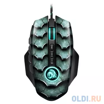 Sharkoon Drakonia II Green Игровая мышь (12 кнопок, 15000 dpi, USB, RGB подсветка)
