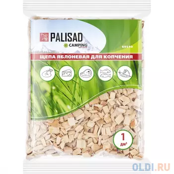 Щепа яблоневая для копчения, Россия Camping// Palisad