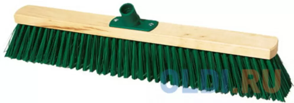Щетка для уборки техническая, ширина 60 см, щетина 7,5 см, деревянная, еврорезьба, YORK, 130