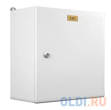 Шкаф электротехнический Elbox EMW-800.600.300-1-IP66 настенный 800мм 600мм 300мм 285мм IP66 несъемн.бок.пан. 150кг серый