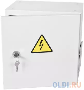 Шкаф ЭКОНОМ уличный всепогодный настенный укомплектованный (В400 Ш400 Г250), комплектация T2-IP65