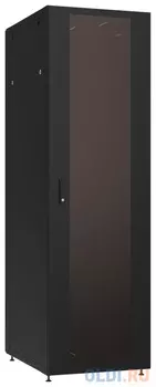 Шкаф коммутационный C3 Solutions Practic.3 24-66.GF12.SD2.BF11 B (NT435076) напольный 24U 600x600мм пер.дв.стекл задн.дв.двуст. 2 бок.пан. направл.под