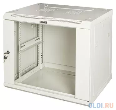 Шкаф коммутационный Lanmaster (TWT-CBWPG-6U-6X6-GY) настенный 6U 600x600мм пер.дв.стекл 60кг серый 500мм 368мм IP20