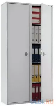 Шкаф металлический для документов ПРАКТИК "SL-185/2", 1800х920х340 мм, 2 отделения, 85 кг, сварной