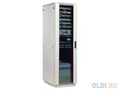 Шкаф напольный 33U ЦМО ШТК-М-33.6.8-1ААА 600x800mm дверь стекло серый 3 коробки