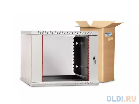 Шкаф настенный 19" 15U ЦМО ШРН-Э-15.500 600x520mm серый