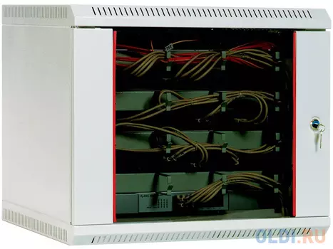 Шкаф настенный ЦМО 19" 12U 600х300 стекло ШРН-12.300
