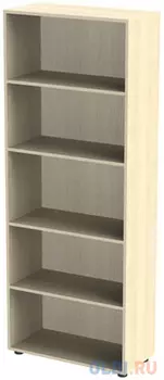 Шкаф (стеллаж) "Канц" 700х330х1830 мм, 4 полки, цвет дуб молочный, ШК31.15