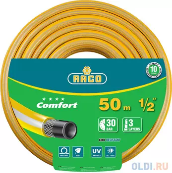 Шланг Raco Grass Line 3-х слойный 50м 40303-1/2-50