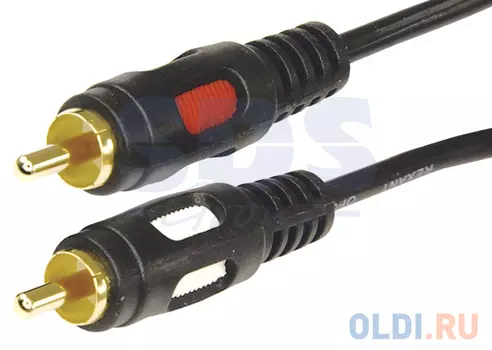 Шнур 2RCA Plug - 2RCA Plug 10М (GOLD) REXANT