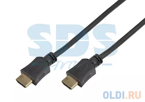 Шнур HDMI - HDMI gold 1М без фильтров (PE bag) PROCONNECT