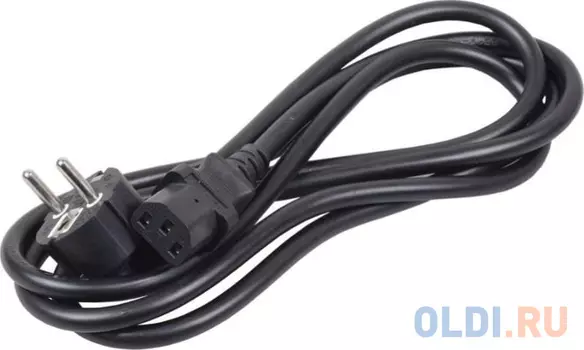 Шнур питания ITK PC-C13D-1M C13-Schuko проводник.:3x1.5мм2 1м 230В 10А (упак.:1шт) черный