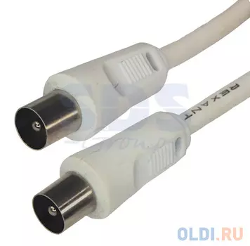 Шнур TV Plug - TV Plug 1.5М Белый REXANT 10шт