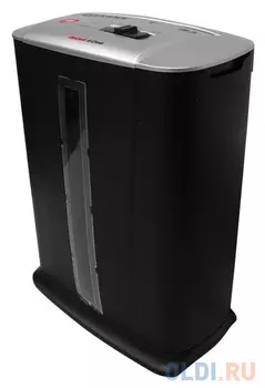 Шредер DoCash X-Cross черный (секр.P-4) перекрестный 8лист. 13лтр. пл.карты