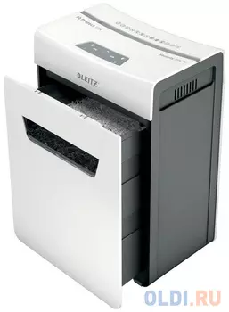 Шредер Leitz IQ PROTECT Premium 10X белый (секр.P-4)/фрагменты/10лист./18лтр./скрепки/скобы