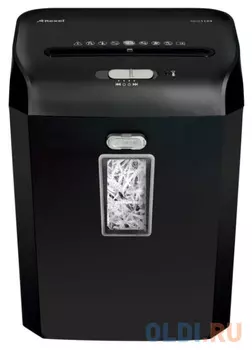 Шредер Rexel Promax QS 12/23 S EU черный (секр.Р-2)/ленты/12лист./23лтр./скрепки/скобы/пл.карты