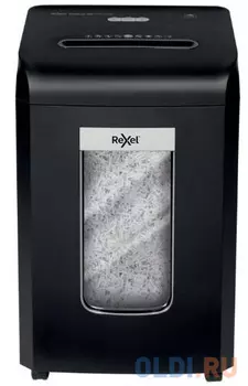 Шредер Rexel Promax QS 15/38 X EU черный (секр.P-4)/фрагменты/15лист./38лтр./скрепки/скобы/пл.карты