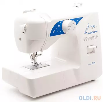 Швейная машина Jaguar Mini 284 белый синий