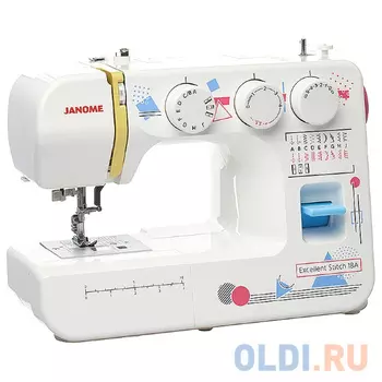 Швейная машина Janome Excellent Stitch 18A белый