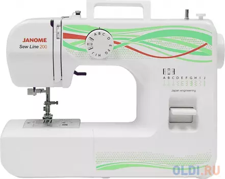 Швейная машина Janome Sew Line 200 белый