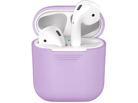 Силиконовый чехол Deppa для AirPods, лавандовый