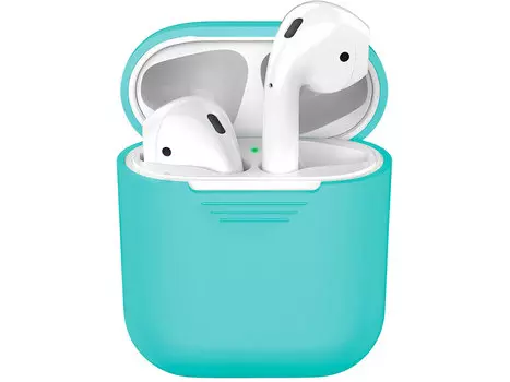 Силиконовый чехол Deppa для AirPods, мятный