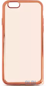 Силиконовый чехол с рамкой для iPhone 7 Plus/8 Plus DF iCase-09 (rose gold)