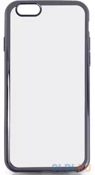 Силиконовый чехол с рамкой для iPhone 7 DF iCase-08 (black)