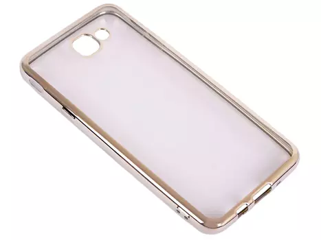 Силиконовый чехол с рамкой для Samsung Galaxy J5 Prime/ On5 (2016) DF sCase-37 (silver)