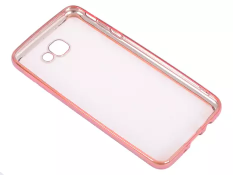 Силиконовый чехол с рамкой для Samsung Galaxy J5 Prime/ On5 (2016) DF sCase-37 (rose gold)