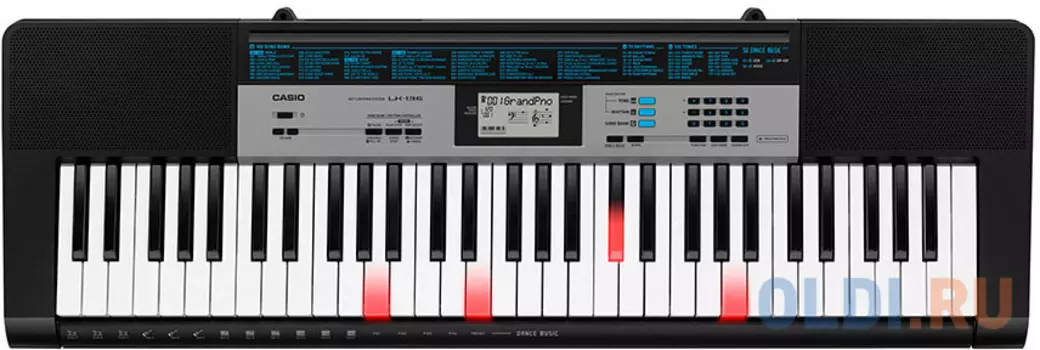 Синтезатор Casio LK-136 61клав. черный