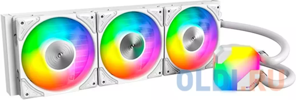 Система водяного охлаждения Montech HyperFlow 360 ARGB Soc-AM5/AM4/1151/1200/2066/1700 белый 4-pin Al+Cu Ret (HYPERFLOW ARGB 360 WHITE)