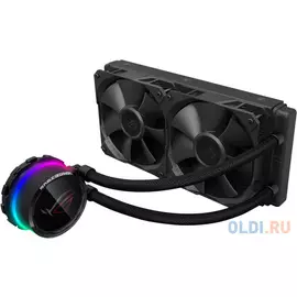 Система водяного охлаждения процессора ASUS ROG RYUO 240 (Intel: LGA 115x,1366, 2011, 2011-3, 2066, AMD: AM4, TR4*, OLED-дисплей 1,77”, 240 mm вентилятор, 90RC0040-M0UAY0)