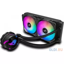 Система водяного охлаждения процессора ASUS ROG STRIX LC 240 RGB система водяного охлаждения процессора (Intel: LGA 115x,1366, 2011, 2011-3, 2066, AMD: AM4, TR4*, 120mm 2 вентилятора RGB, 90RC0061-M0UAY0)
