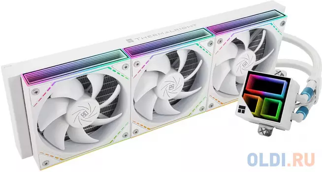 Система водяного охлаждения Thermalright Frozen Infinity 360 ARGB Soc-AM5/AM4/1200/1700/1851 белый 4-pin 28.2dB Al Ret (F-INFINITY-360-WH)