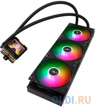 Система жидкостного охлаждения Thermalright Frozen Warfram 360 Black ARGB, радиатор 360 мм, 2000 об/мин, 23 дБА, PWM, черный, ARGB подсветка