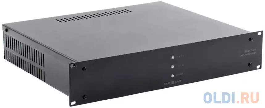 SKAT-1200I7 RACK power supply 12V, 5A, height 2U for 2 batteries 7-17 Ah. SS TR PB