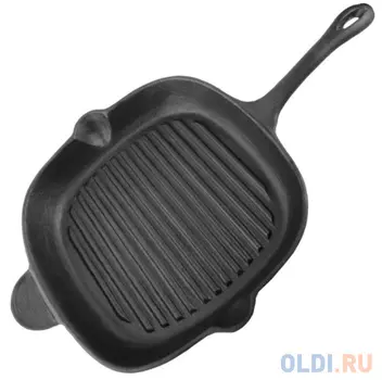 СКОВОРОДА-ГРИЛЬ ЧУГУННАЯ "PADELLA" 28*28 СМ (1/4) "MALLONY"