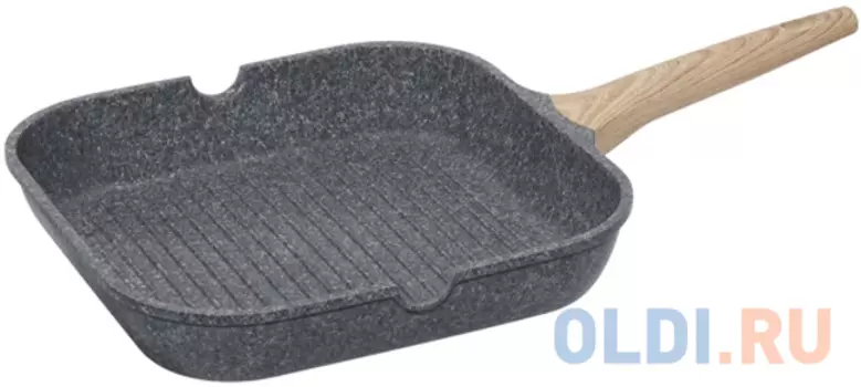 Сковорода-гриль с антипригарным покрытием, 28х28 см, NADOBA, серия MINERALICA
