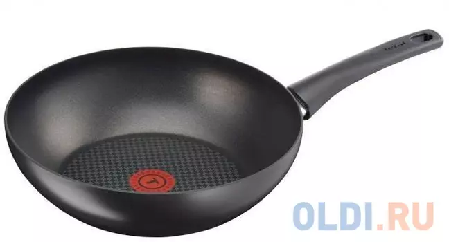 Сковорода ВОК (WOK) Tefal Everest C6361902 круглая 28см ручка несъемная (без крышки) черный (2100102653)