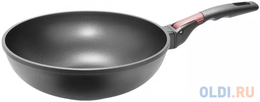 Сковорода-вок с антипригарным покрытием и съёмной ручкой, 28 см, NADOBA, серия VILMA