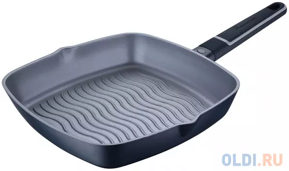 Сковородка-гриль Bergner BGMP-7976 22/28 см алюминий